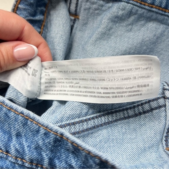 ABERCROMBIE MINI DENIM CARGO SKIRT SIZE 12 - Picture 3 of 11